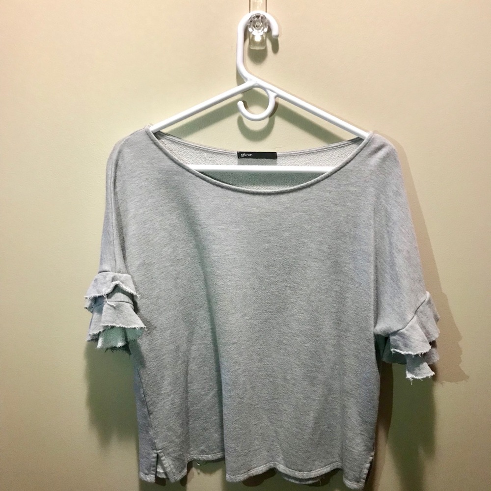 sweater material blouse